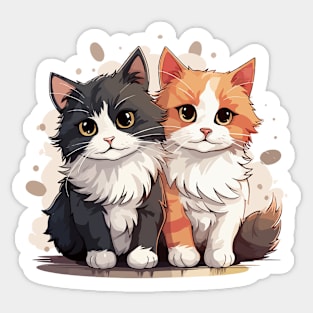 Cute Cats Sticker